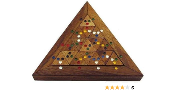 wooden triangle puzzle