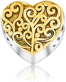 Kaayah Mein Herz Ladies 'Charm 925 Sterling Silver Nickel Free Charms Beads