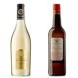 Este estuche compuesto por dos botellas de vino de gran calidad, elaborado por las mejores bodegas del marco de Jerez. Se compone por: