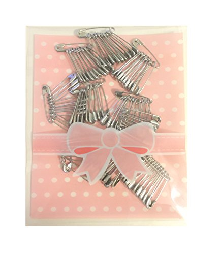 Miya Sicherheitsnadeln Klein Silber Metall Mini ca.19mm - 100 Stück