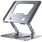 Daytona ZR-104 Foldable Portable Laptop Stand with 360 Degree Rotating Base