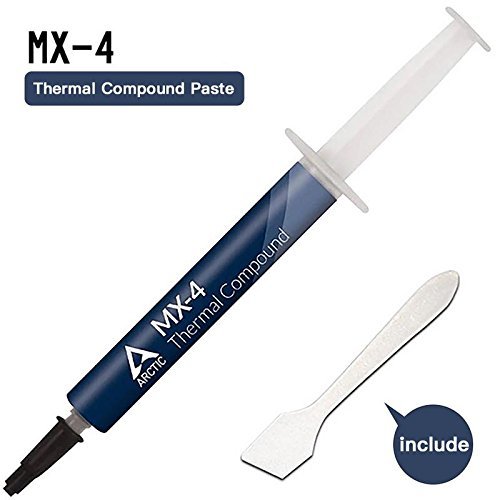 Arctic MX-4 Compuesto t  rmico de micropart  culas de carbono  pasta t  rmica para cualquier ventilador de CPU - 4 gramos  con la herramienta 