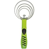 Hippo-Tonic runder Metallstriegel - Grün