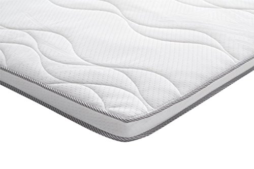 AmazonBasics Memoryschaum-Matratzenauflage mit Medicott-Material, abgesteppt, 90 x 200 cm - 3