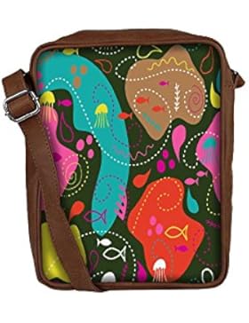 Snoogg , Damen Umhängetasche mehrfarbig multi