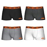  KTM Boxer Colores Surtidos-Negro Oscuro/Gris/Blanco-Talla S, Small (Tamaño del Fabricante:S) para Hombre