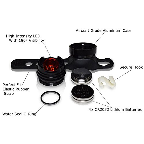 LED Fahrradbeleuchtung, Degbit® Fahrradlampe Fahrradlicht Set inkl. Frontlichter und Rücklicht, Halterung, Zoombarer Effekt, 900 Lumen,3 Licht-Modi für Berg-Radfahren, Camping und täglichen Gebrauch - 5