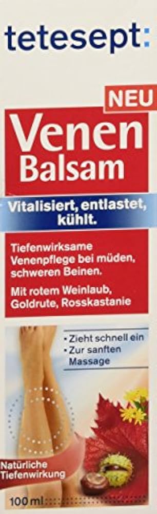 Tetesept Venen Balsam 100 ml, 2er Pack (2 x 100 ml)