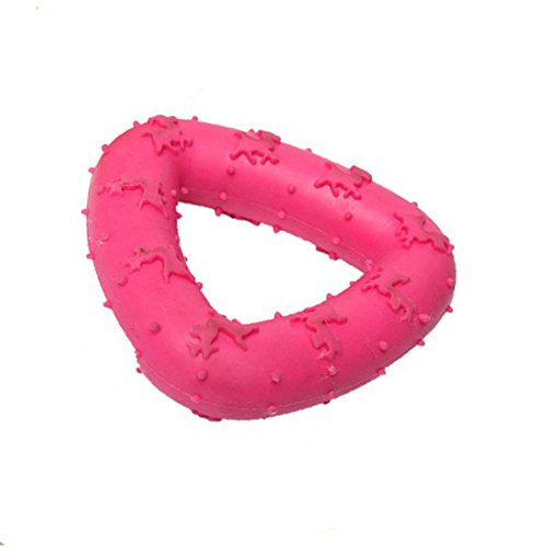Rubber-Pet-Dog-Triangle-Funny-Chewing-Tranining-Toy-For-Teeth-Healthy-Random-Color
