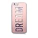 Produktbild Chreey iPhone 6 / 6S Hülle, [Dream] Dynamisch Flüssig Treibsand Glitzer Pailletten Transparent Handyhülle Kristall Schutzhülle Hart Schale TPU Silikon Bumper Case Weiche Rand [Rose Gold]