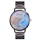 Herren Uhr Anastasia. Herrenuhren Herren GeschäFt BeiläUfig Edelstahl Sport Analoge Quarzuhr Herren Armbanduhr Herrenuhr Angebot,Mann Beobachtet,Bralette Uhr Geschenk,Uhr Herren Schwarz