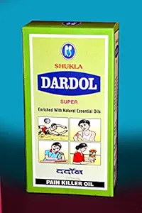 R S SHUKLA DARDOL SUPER PAIN KILLER AURVEDIC OIL FOR BODY, BACK, KNEE AND LEGS | CURES ARTHRITIS AND SPONDYLITIS (100 ml)