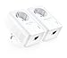 Produktbild TP-LINK TL-PA2010PKIT Nano Powerline-Netzwerkadapter (200Mbit/s, Fast Ethernet, integrierte Steckdose, kompatibel mit Adaptern anderer Marken) 2er Set (Zertifiziert und Generalüberholt)