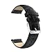 Produktbild 20MM Ersatz Uhrenarmbänder Transer® für Samsung Gear S2 Classic SM-R7320/Ticwatch 2nd/Pebble Time Round (Mann) für Alle Uhren mit 20mm Bandbreite Breite: 20mm (Schwarz)