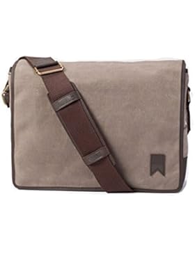 Navali Mainstay Laptop Umhängetasche Messenger Bag - Gewachstes Segeltuch