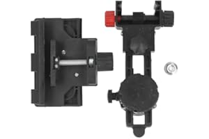 GAROSA Adaptador de Nivel Láser Rotación 360 Grados Soporte Ajustable para Montaje en Pared y Techo con Abrazadera de Plástico