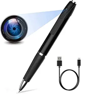 TECHNOVIEW 4K Full Clear HD 1080P Portable SPY Pen Camera with Audio & Video Recording