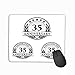Produktbild Mouse Pad Years Celebrating Years Anniversary Set th Celebration Logo Collection Elements Rectangle Rubber Mousepad 11.81 X 9.84 Inch