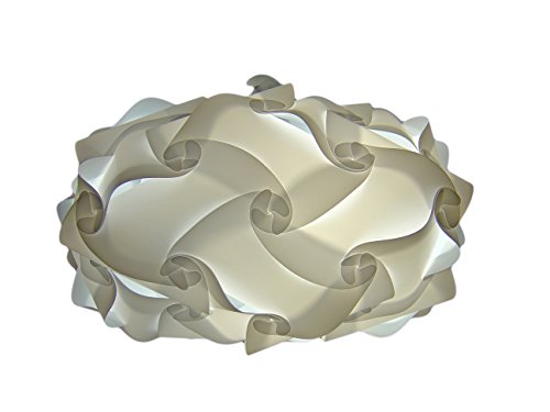 Smarty Lamps Astrid Ceiling Pendant Lampshade, White, Large Size