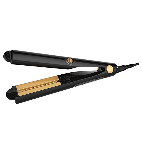 XRY Plancha de pelo de vapor, 1 pulgada, profesional, turmalina, cerámica, plancha plana, reparación de daños en el cabello, apagado automático y doble voltaje para todos los tipos de cabello.