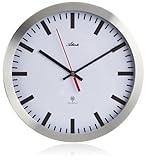 Funkwerk Atlanta Funk-Wanduhr Ø 30 cm, Metallgehäuse 4371/B