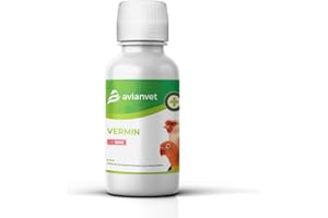 AVIANVET Vermin | Complément Alimentaire Liquide pour Oiseaux | Prévient Les parasites intestinaux et favorise la santé Digestive – 100 ML