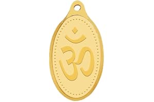 WHP Jewellers 24kt (999) 2 gram OM Yellow Gold Om Pendant