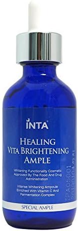 Inta Healing Series Vita Brightening Face Serum For Wrinkle-Free Young Skin 1.7 Fl. Oz.
