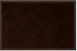 Acomoda Textil – Felpudo Atrapapolvo de Entrada, Alfombra Rectangular de Goma Antideslizante y Resistente. Alfombrilla Acolchada de Fácil Limpieza Ideal para Interior y Exterior. (Negro, 40x60 cm)