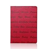 Estilo libro Funda universal para eReader de 6 pulgadas Kobo lector electrónico Kindle Sony pocketook Tolino en relieve con nombre de la ciudad