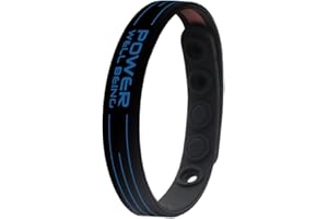 Power Ionics Surfer Armband Herren Damen Silikonarmband in 6 Farben Armbänder für Herren mit 5 Loch 13-23 cm