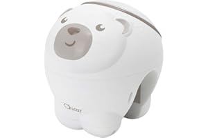 Chicco Proyector Oso Polar 2en1, para Cunas, Moisés y Camas Next2Me, Proyección Mágica Aurora Boreal, 30 Minutos de Música Clásica, Sonidos de Naturaleza, Funciones Personalizables, +0 Meses, Beige