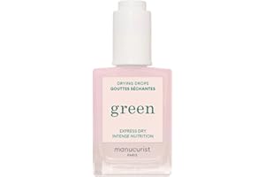 Manucurist Gotas Secantes para Esmalte Uñas Green™ - Pintauñas Secado Rápido - Reduce a la Mitad el Tiempo de Secado - Tratamiento Uñas - Aceite de cuticulas uñas - 49,5% de origen biológico