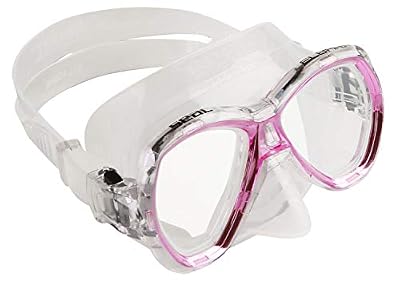 Seac Elba MD Masque de plongée Mixte Enfant, Rose, M