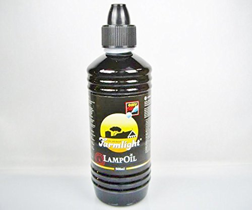Lampenöl für Gartenfackel und Öllampe - mit Kindersicherung (500 ml)