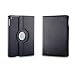 Produktbild JHLD Zum Mini1234 Litschi Leder Fall IPad234 Anti-Fallen Luft2 Halterung Profi10.5 Drehung 12.9/9.7-Schwarz-iPad12.9