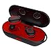 Produktbild tomaxx Bluetooth Headset TWS Kopfhörer 4.2 PowerBank Kompatibel mit iPhone 6 6 Plus XR XS X 8 8 Plus 7 7 Plus, Samsung Galaxy S8 S9 S10, Motorola G7, Nokia 9, Huawei P30, LG G7 G8 Q7 Honor 10 (Rot)