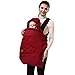 Bebamour Cover for Baby Carrier Reversible Wind Cloak Warm Cover (Red)