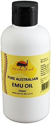 100% Pure Australian Emu Oil Certified & Triple Refined Natural Muscle And Joint Rub For Arthritis Fibromyalgia Eczema Psoriasis & Dermatitis Anti-Inflammatory Anti-Bacterial For Sensitive Skin 250 ml