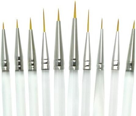 Aqualon Royal and Langnickel Short Handle Paint Brush Set, Detail, 10-Piece by Aqualon