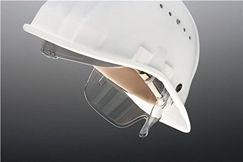 Preisvergleich Produktbild Schutzhelm Baumeister 80 / 6 mit Visier weiß SCHUBERTH 6Pkt-Gurtband