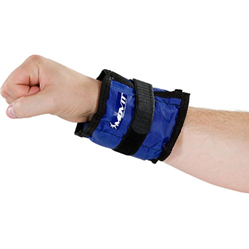 MOVIT 4er Set Gewichtsmanschetten, 2x 500g und 2x 1000g Laufgewichte für Fuß- und Handgelenke - 7