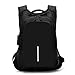 Produktbild Dragon868 Rucksack Damen Herren Studenten Backpack External Charging Student Sports wasserdichte Tasche Laptop Rucksack (Schwarz)