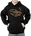 Produktbild Youngtimer Audi Baureihe 80 Kinder Kapuzen Sweatshirt Black/Gold, 134/146
