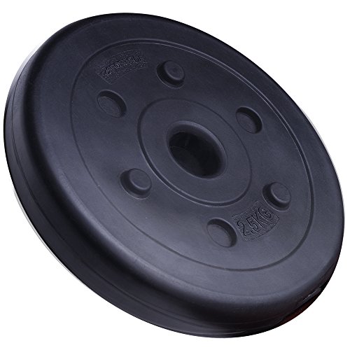 ScSPORTS 80kg Hantelset Langhantel, Kurzhanteln, Curlstange, Hantelscheiben Kunststoff - 6
