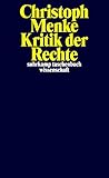 Image de Kritik der Rechte (suhrkamp taschenbuch wissenschaft)