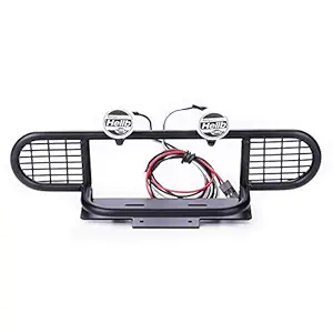 AKD06 Direct Protective Net Front Bumper with Round Light for RC TRX-4 Rc4wd Axial