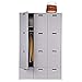 Produktbild ESTO GmbH Kinder Kleiderschrank Junior mit Aufbewahrungsboxen Kinderzimmer Kiefer grau