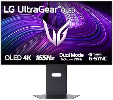 LG UltraGear OLED 32GX850A Monitor Gaming 32" UHD 4K 165Hz / FHD 330Hz, OLED 0,03ms (GtG), G-Sync Compatible, AMD FreeSync Premium Pro, VRR, HDR400 True Black, HDMI 2.1, DP, Hub USB, AUX, Nero
