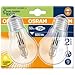 Produktbild Osram Classic A Halogen-Lampe, E27-Sockel, dimmbar, 57 Watt - Ersatz für 75 Watt, Warmweiß - 2800K, 2er-Pack